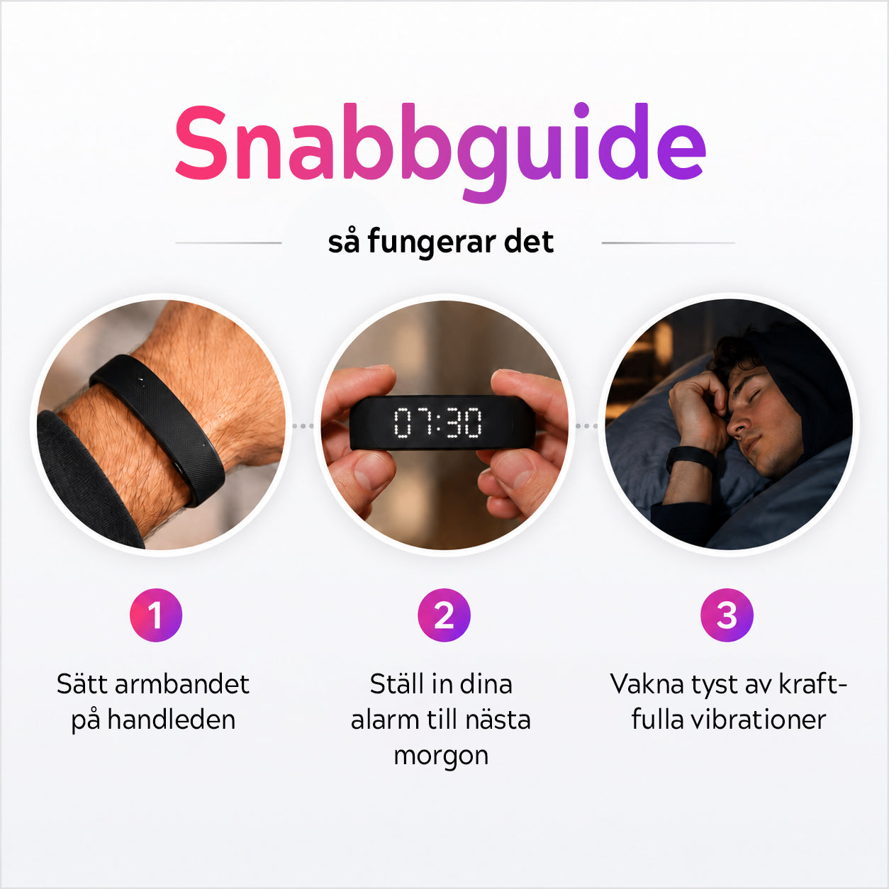 Pulse väckningsarmband