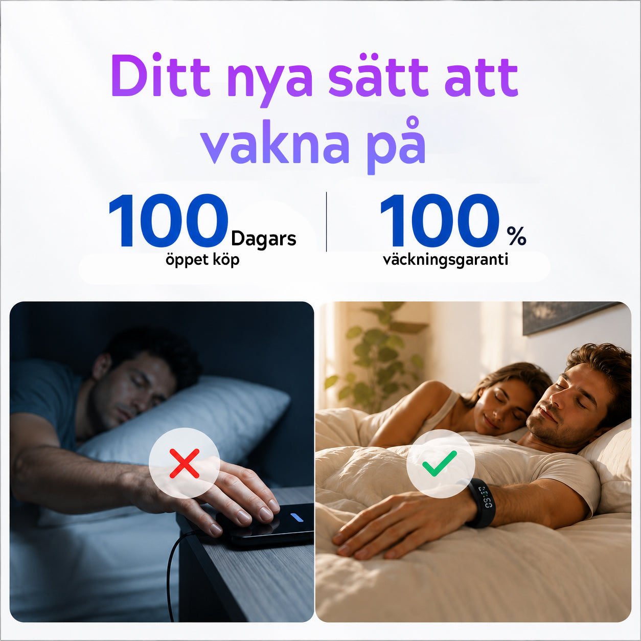 Pulse väckningsarmband