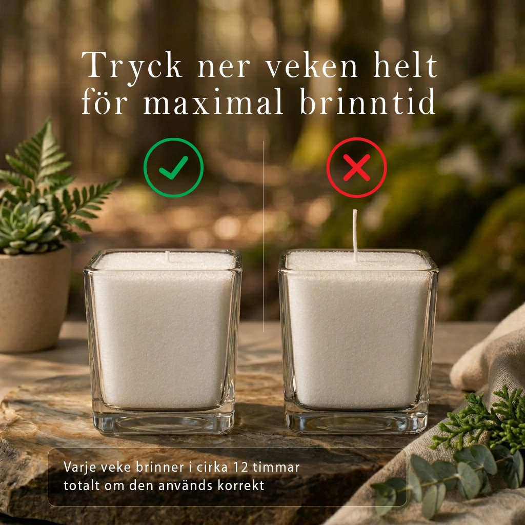 White Embers Pärlljus