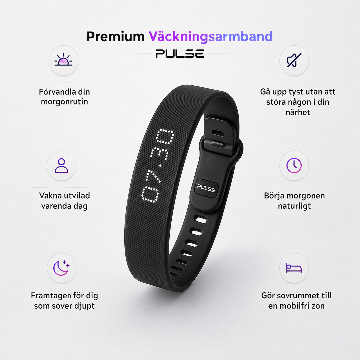 Pulse väckningsarmband