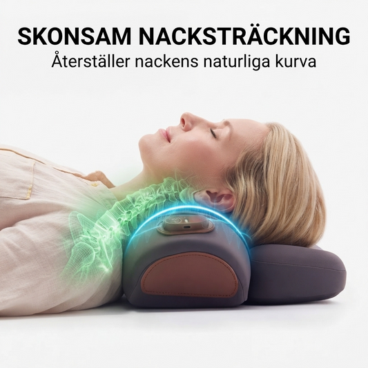 Neckflo – illustration av nackkuddens form